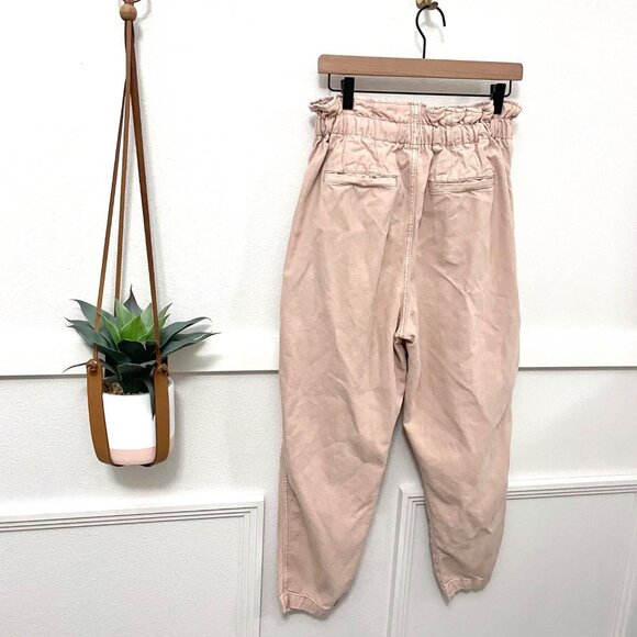 Free People Margate Pleated Trouser Pants Size S Misty Rose - Picture 7 of 7